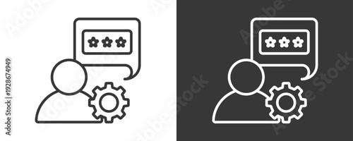 Customer Experience Icon Set Vector Collection Isolated In Black And White