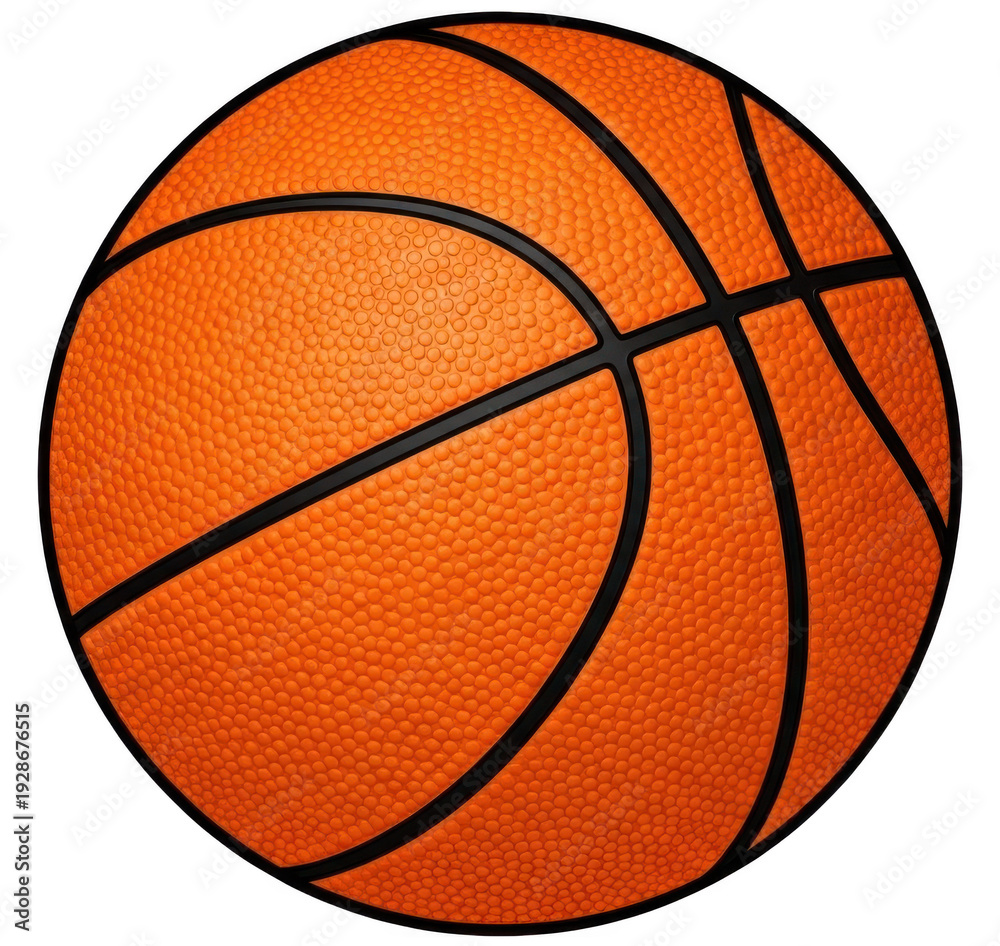 Obraz premium Orange basketball png classic black lines png sports game png recreation png athletic activity png isolated png transparent background image