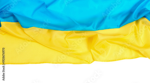 National Ukrainian flag on ...