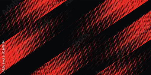 Red color pattern gradient texture background. Sport Dots pop art style vector illustration Template: Abstract red dark background with modern corporate concept