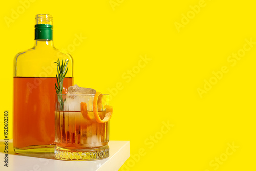 Glass of tasty Old Fashione...