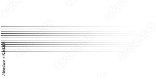 Slant line halftone gradation texture. Fading diagonal stripe gradient background. Black oblique pattern backdrop. Vanishing thin parallel line wallpaper for overlay