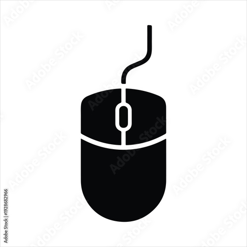 Computer mouse vector illustration mouse, button, device, business, computer mouse.