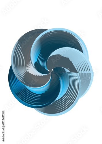 abstract blue wave