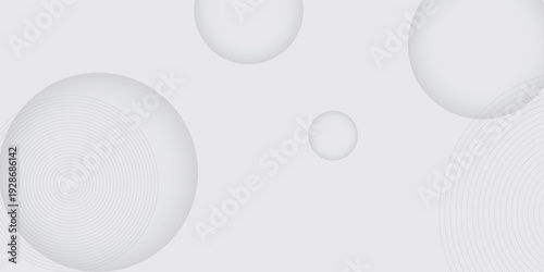 Abstract geometric background with soft white and gray gradient for high-tech graphic business background. Illustration design templates, web backgrounds, wallpapers, desktops, bubbles.