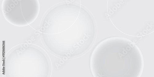 Abstract geometric background with soft white and gray gradient for high-tech graphic business background. Illustration design templates, web backgrounds, wallpapers, desktops, bubbles.