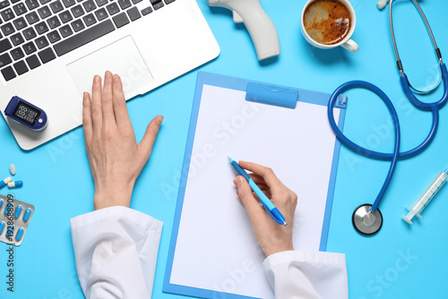 Female doctor's hands with ...