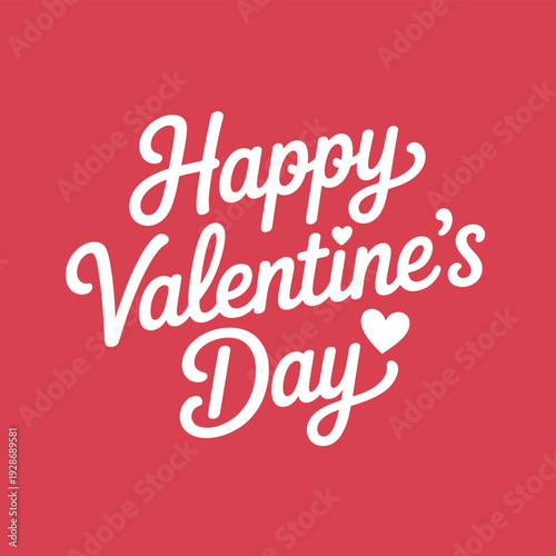 Elegant white cursive text wishes everyone a Happy Valentine's Day.