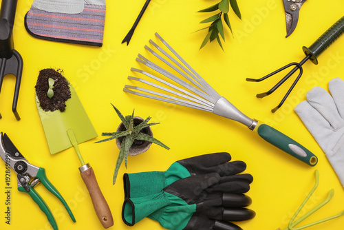 Gardening supplies with suc...