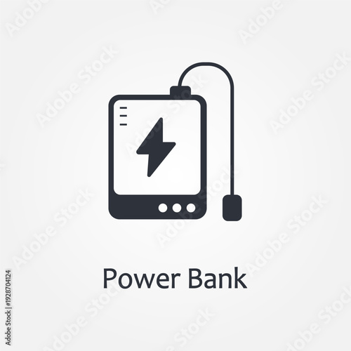 power bank icon symbol illustration vector eps10 logo template design pattern seamless bright minimal design flat design realistic style simple design modern design