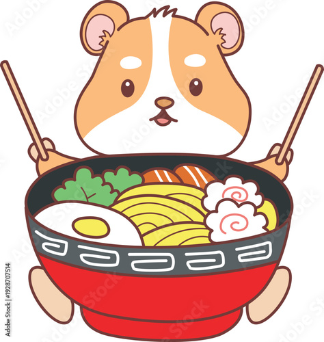 Cute set of hamster sticker with activity. Hamster 