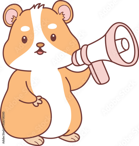 Cute set of hamster sticker with activity. Hamster 