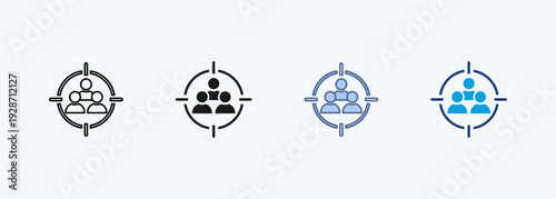 target audience multiple style icon collection