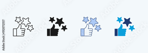 review multiple style icon collection