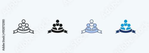 community multiple style icon collection