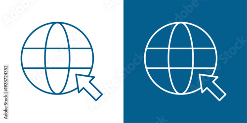 Website Green And White Icon Style Collection