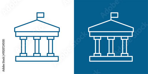 Authority Green And White Icon Style Collection