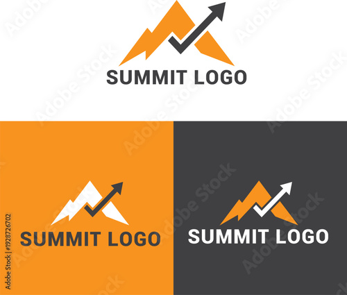 
Creative mountain adventure logo design. Minimalist vintage logo for outdoor, camping, expedition and travel