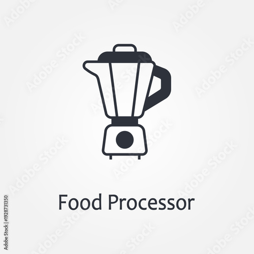 food processor icon symbol illustration vector eps10 logo template design pattern seamless bright minimal design flat design realistic style simple design modern design