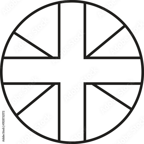 Language Translation Globe Line Icon for International Communication, Localization Services and Global Digital Content Translation, Transparent Background