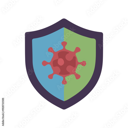 Virus Protection Shield Icon