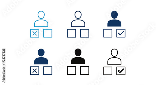 Illustration of multiple people icons and flowchart blocks depicting teamwork, collaboration, and business process diagram.