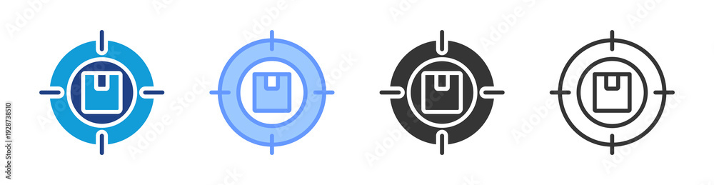 Obraz premium Order Accuracy icon set multiple style collection