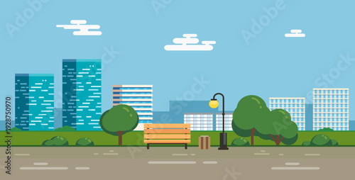 vector illustration of city