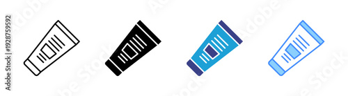 Conditioner icon set multiple style collection