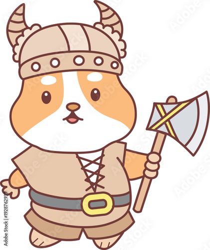 Cute halloween set of hamster sticker with activity. Hamster 