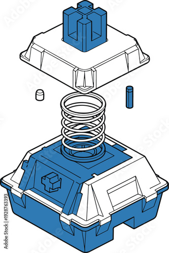 Exploded View of Mechanical Device