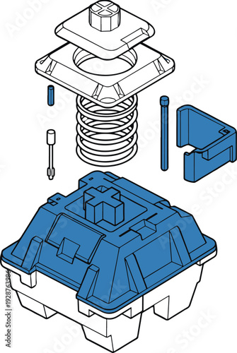 Mechanical Component Assembly Diagram