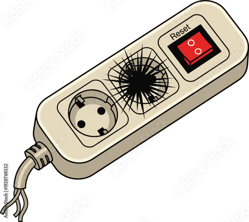 Reset Button Extension Cord