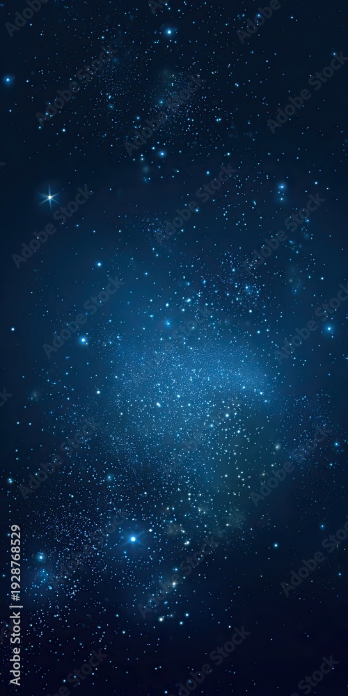 Obraz premium Deep Space Starfield with Glowing Nebulae and Stars