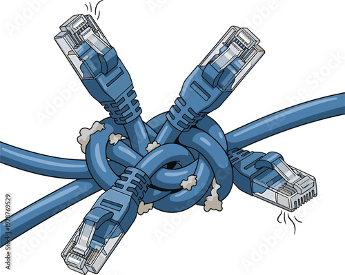 Tangled Network Cables