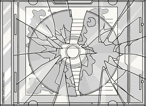 Broken Hard Disk Drive