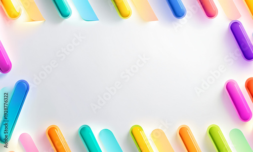 frame composed of rounded c...