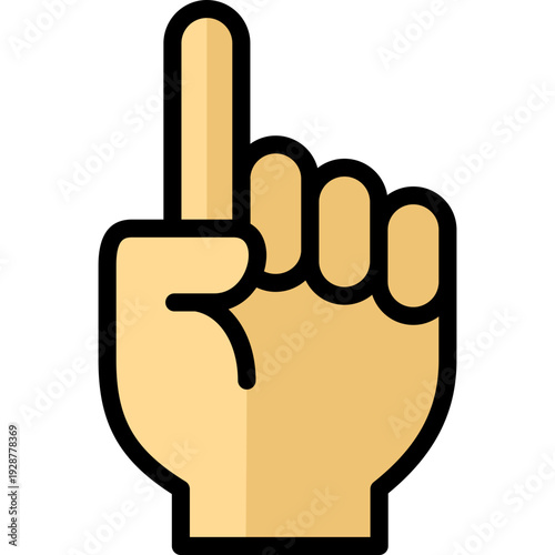 faith in Allah icon illustration design with filled outline