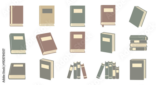 Collection of Various Books and Binoculars.