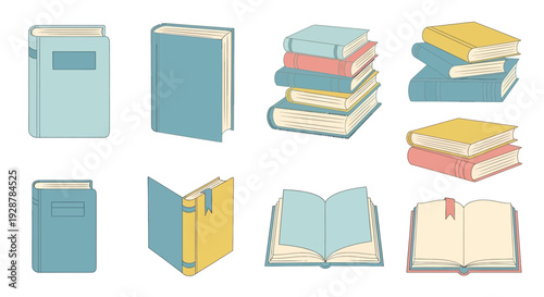 Collection of Various Illustrated Books and Volumes.