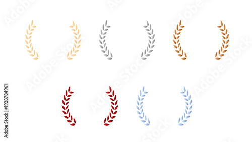 ランキング用あしらいフレームセット(ビジネス スポーツ 表彰 アニバーサリー  LP 高級感 金) :　anniversary icon 11