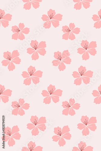 Ornate seamless floral pattern with vintage leaves and summer flowers in a vector illustration for nature wallpaper and textile design