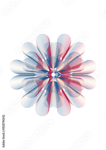 abstract flower vector illustration
