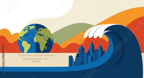 Celebrating World Water Day with a Powerful Wave of Conservation Efforts Globally on a Serene Landscape