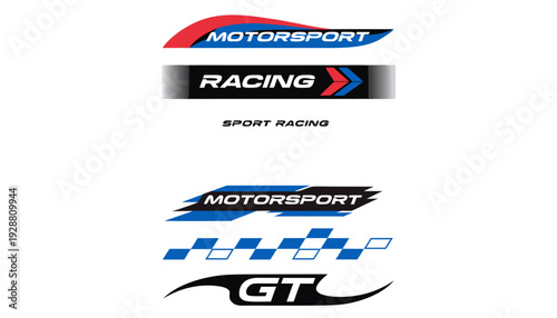 Motorsport And Racing Logos And Graphics Keywords: motorsport logo, racing logo, sport racing, 