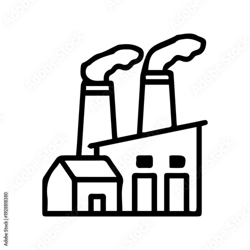 Industrial Factory Icon
