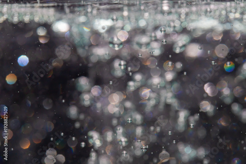 bokeh of lights from water