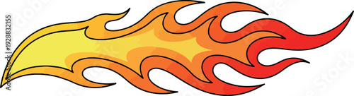 Fiery flames lick outwards in a dynamic explosion of heat and light, with a vibrant yellow-orange gradient