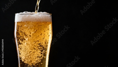 Wallpaper Mural Beer being poured into glass Torontodigital.ca