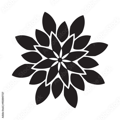 Floral Mandala Decorative Ornament Illustration
